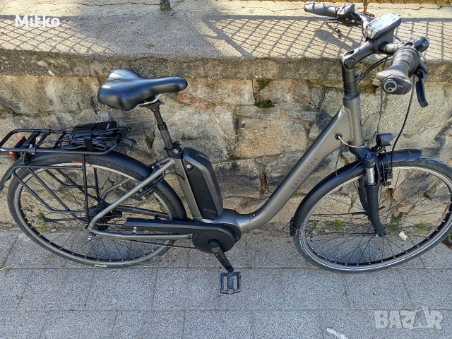 28 цола електрически алуминиев велосипед с 7 скорости усилени капли амортисьори като нов, снимка 4 - Велосипеди - 53778927