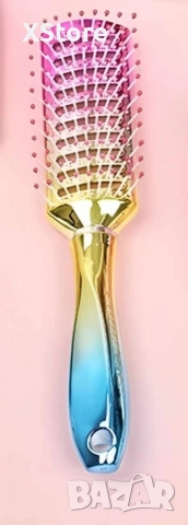 Четка за всякакъв вид коса - безболезнено разресване, снимка 5 - Аксесоари за коса - 52593335