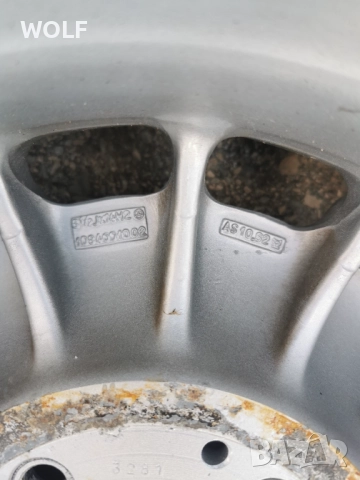 Mercedes W123 original алуминиеви джанти с гуми 205/70 R14 от германия, снимка 9 - Гуми и джанти - 52930536