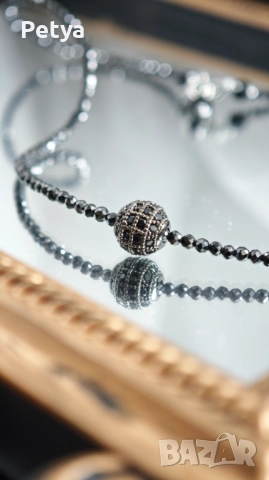 Сет от черни циркони, снимка 3 - Бижутерийни комплекти - 52302372