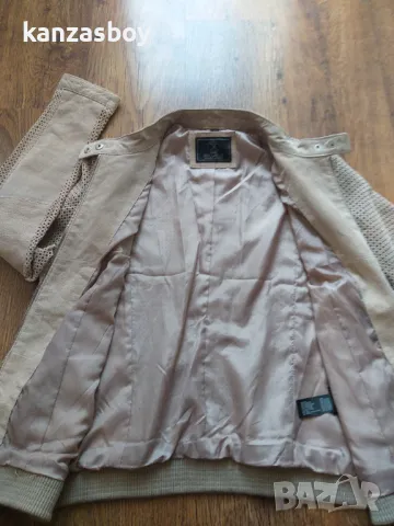 rino & pelle 100% pig leather - кожено дамско яке КАТО НОВО 46/Л/ХЛ, снимка 9 - Якета - 49292409