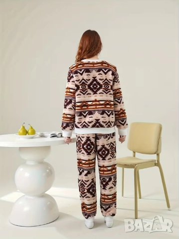  Топъл Домашен Комплект за Есен-Зима, снимка 2 - Спортни екипи - 52969846