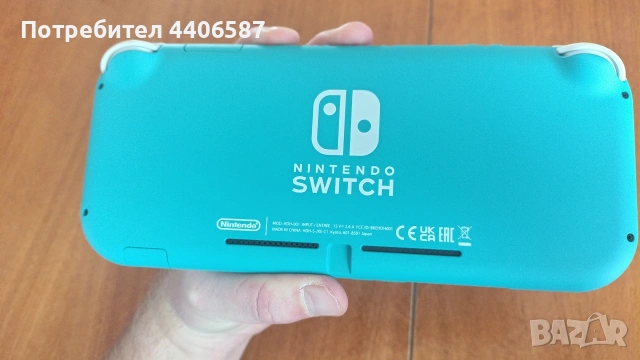 Nintendo Switch Lite тюркоаз + 128 GB micro SD, снимка 3 - Nintendo конзоли - 53473328