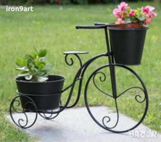 Цветарници и стойки за цветя и саксии от ковано желязо, снимка 10 - Други стоки за дома - 40378194