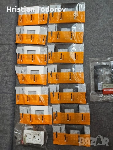 Чисто нови рамки за ключ на лампа + двоен контакт, снимка 3 - Други стоки за дома - 53803557