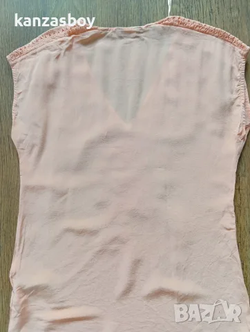 massimo dutti - дамска блуза коприна р-р 34/XS, снимка 8 - Тениски - 55849626
