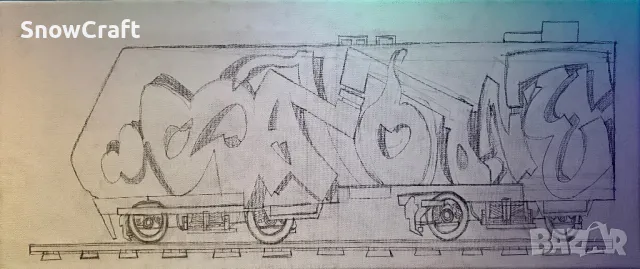 Graffiti Samone картина, снимка 3 - Картини - 49574266