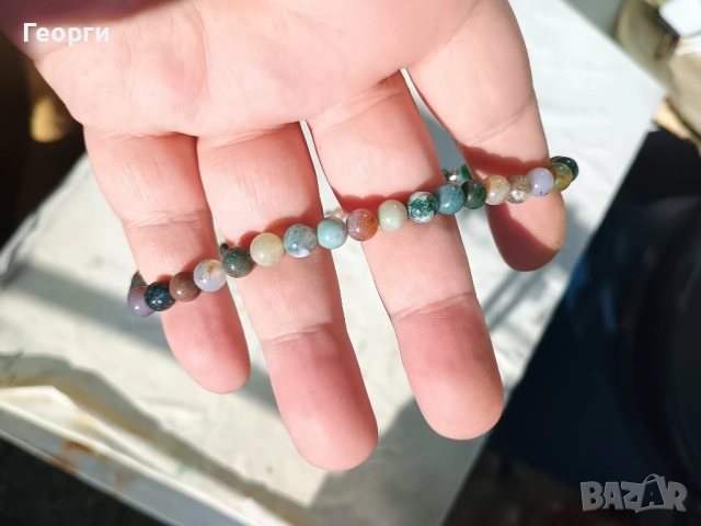 Гердан с натурални Ахати, снимка 11 - Колиета, медальони, синджири - 52375981