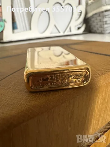 Оригинална винтидж запалка Zippo Brass (Роза) – Юни 2000 г. (XVI), снимка 4 - Запалки - 55982768
