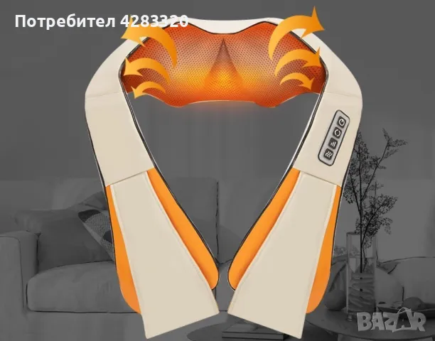 Шиацу масажор за врат и гръб, снимка 7 - Масажори - 49146361