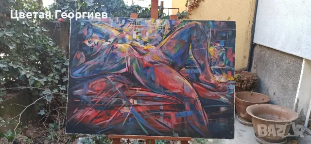 картина с маслени бои без рамка