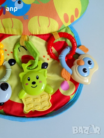 Бебешка възглавница за игра по корем, снимка 4 - Дрънкалки и чесалки - 53572190