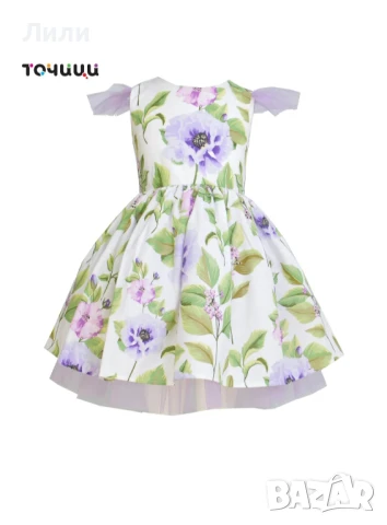 Страхотна детска рокля,122 размер 