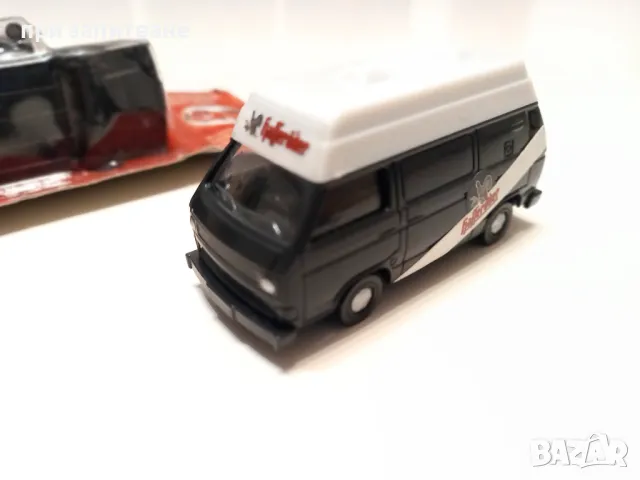 2 пластмасови буса VW T3, Grell 1/64, снимка 2 - Колекции - 48261591