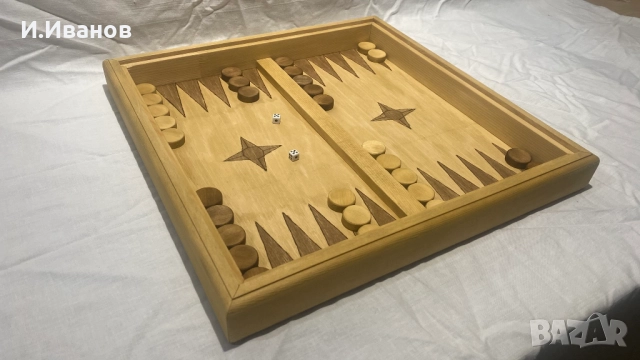 Продавам дървена игра 3 в 1, Не се сърди човече, дама и табла. Нова., снимка 8 - Настолни игри - 52672853