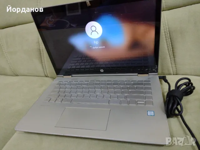 работещ HP Pavilion x360 Convertible Core i5 7th gen /2gb.ram цял за ремонт или части!, снимка 5 - Части за лаптопи - 50153192