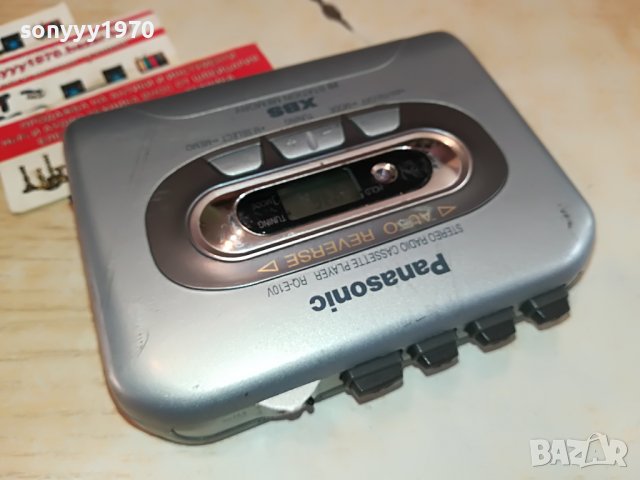 PANASONIC RQ-E10V WALKAN REVERSE/RADIO-ВНОС FRANCE 1711222101, снимка 3 - Радиокасетофони, транзистори - 38709324