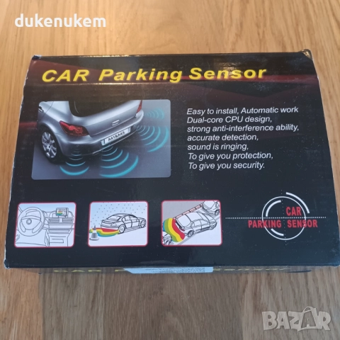 Паркинг сензори за кола с 4 ултразвукови датчика, със зумер, снимка 12 - Аксесоари и консумативи - 51755991