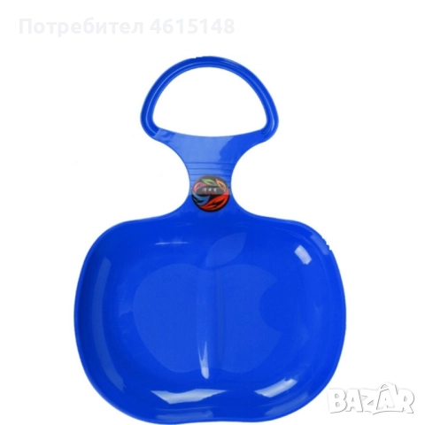 Едноместна шейна, пластмасова с дръжка