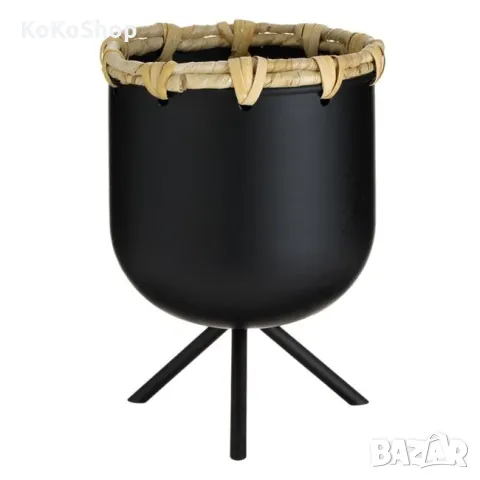 Метална кашпа-18х24.5 см./кашпа