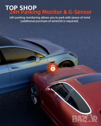 Нов Видеорегистратор за автомобил предна широкоъгълна камера за кола, снимка 6 - Друга електроника - 49804836