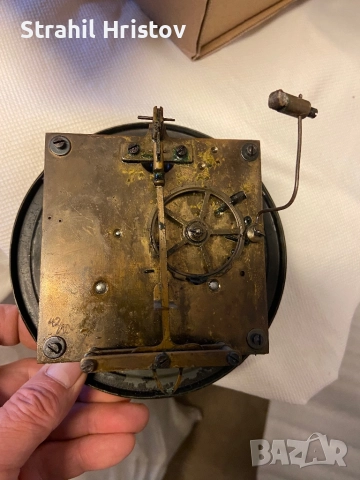 Часовник стар немски, снимка 7 - Антикварни и старинни предмети - 52919259