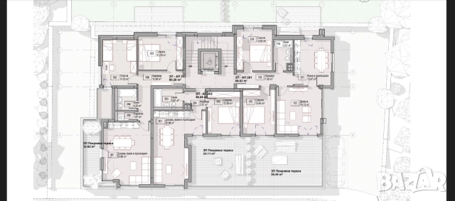 тристаен тухлен апартамент с гараж, снимка 8 - Апартаменти - 52549263