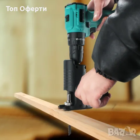 Приставка за винтоверт,  трион с метални остриета, снимка 5 - Винтоверти - 48263313