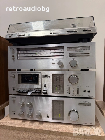 🔈Винтидж аудио сет SONY - усилвател, дек, тунер, грамофон и колони🔈, снимка 4 - Аудиосистеми - 53803605
