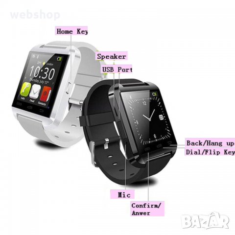 Смарт Часовник с много функции, SMS, SKYPE, WHATSAPP ,  Bluetooth, снимка 8 - Смарт часовници - 35997420