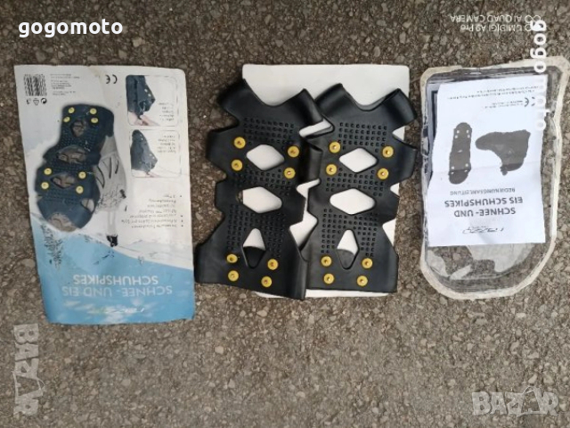 made in SWEDEN,НОВИ ПРОФИ Котки,ледохотки 40 до 48 ном,шипове,Протектори за обувки за лед,сняг и кал, снимка 4 - Зимни спортове - 31717697