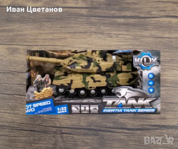 Детски инерционен танк със звук и светлина, снимка 2 - Други - 48826972