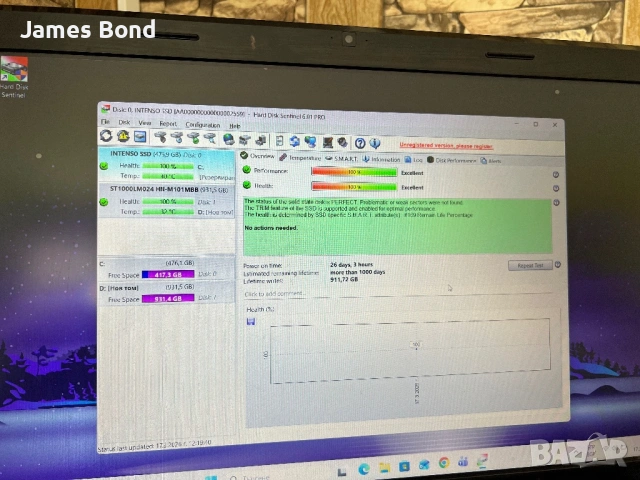 Лаптоп Asus / 18.4” / i7 / 32GB RAM / 500GB SSD / 1TB / Nvidia , снимка 3 - Лаптопи за дома - 53873024