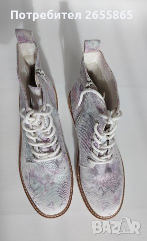 Боти с флорален мотив р.39, снимка 6 - Дамски боти - 44261014