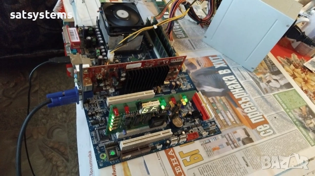 Дънна платка Jetway 865PEDAP Socket 478 CPU+FAN+RAM, снимка 8 - Дънни платки - 53213281