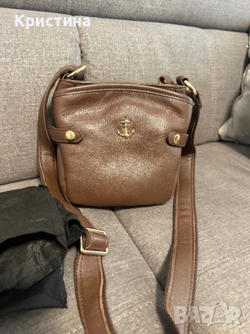 Естествена кожена чанта 