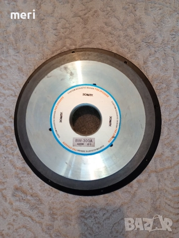 BOWAY BW300A 12" Нискочестотен говорител, 300W RMS, 8Ω – два броя, снимка 2 - Тонколони - 52197021