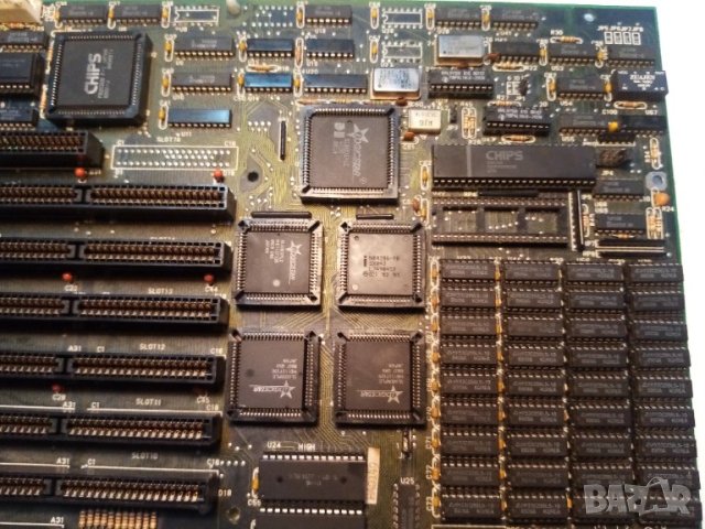 Платка дъно i286 с процесор и памет стар компютър , снимка 4 - Дънни платки - 41228833
