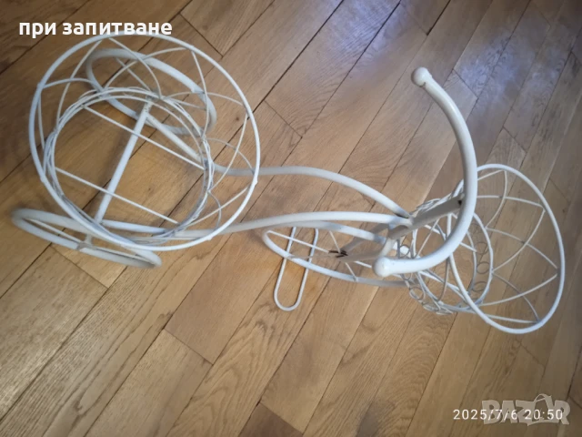 Цветарник колело, 47/36 см., снимка 5 - Саксии и кашпи - 50930351