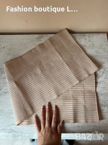 Бандажен колан за талията с голяма еластичност в телесен цвят ❤️, снимка 6 - Колани - 53005820