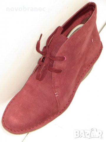 Clarks 41 полуботи платформа обувки естествена кожа, снимка 6 - Дамски боти - 35916171