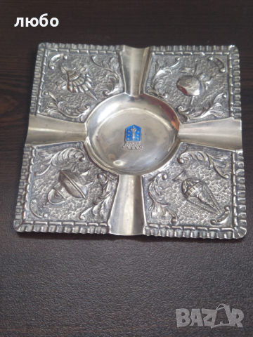 Сребърен Пепелник Ръчна Изработка-0,925, снимка 3 - Други - 44654774
