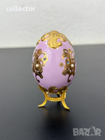 Колекционерско порцеланово яйце -  Franklin Mint. №7553, снимка 4 - Колекции - 52244226