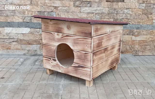 Голяма къща за кучета с веранда, за две кучета кучешка къща , къща от дърво за куче кученца, снимка 10 - За кучета - 49225957