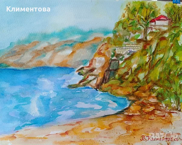Картина "Къща на брега"