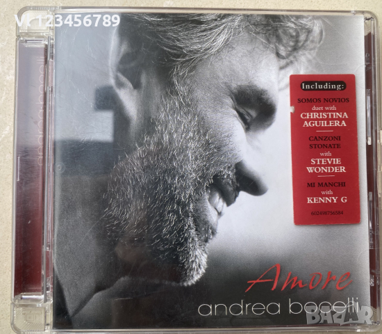 CD - Andreа Bocelli- Amore, снимка 1 - CD дискове - 44639949