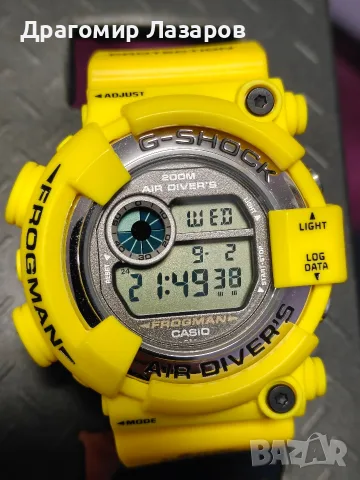 Casio G-Shock Frogman DW-8250Y-9T, снимка 11 - Мъжки - 56046067