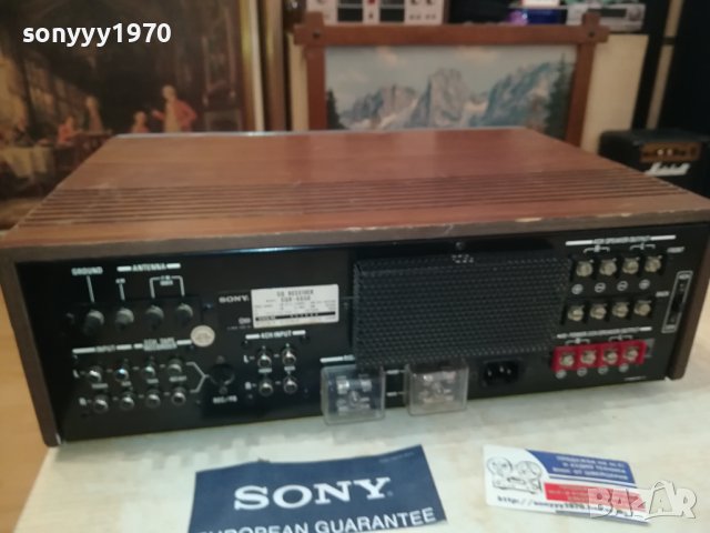 SONY RECEIVER-MADE IN JAPAN 0109231112LNV, снимка 6 - Ресийвъри, усилватели, смесителни пултове - 42042563