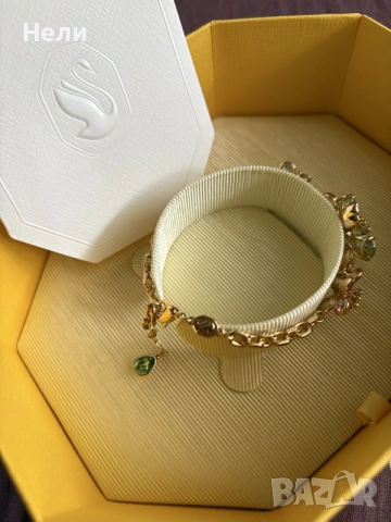 Кулие и гривна SWAROVSKI, снимка 6 - Бижутерийни комплекти - 55711207