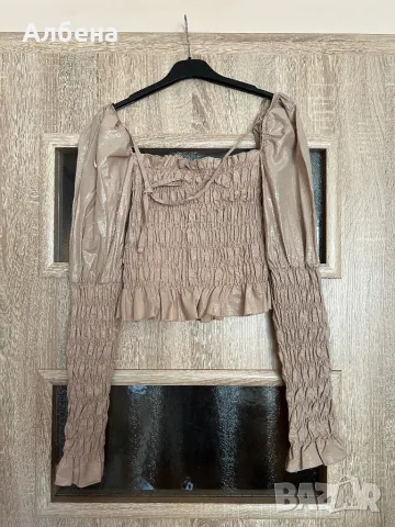 Топ с квадратно деколте Gina Tricot, снимка 1